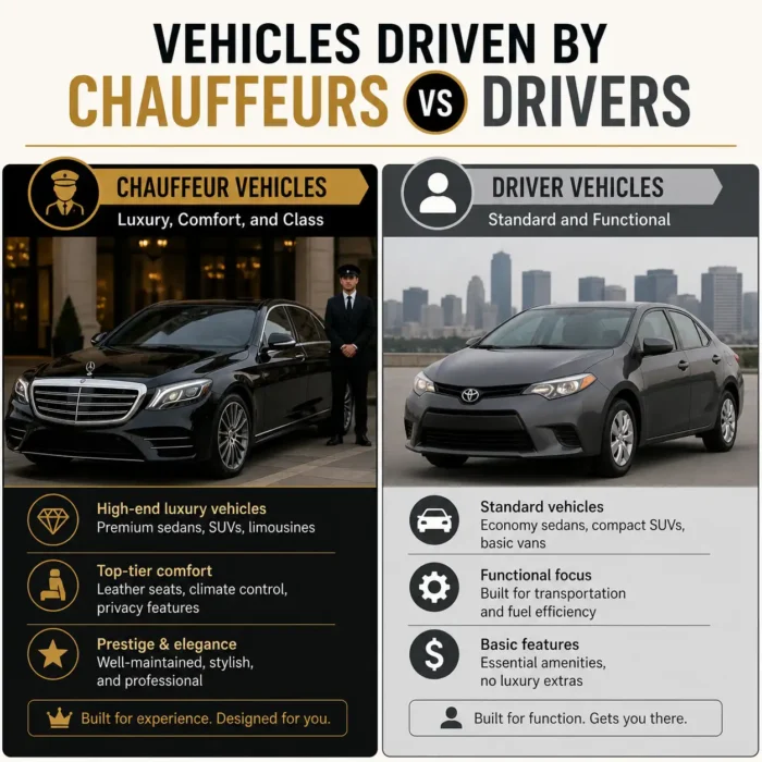 Vehicles Driven by Chauffeurs vs Drivers