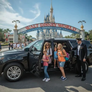 how to book a private ride from Cruise to Disney