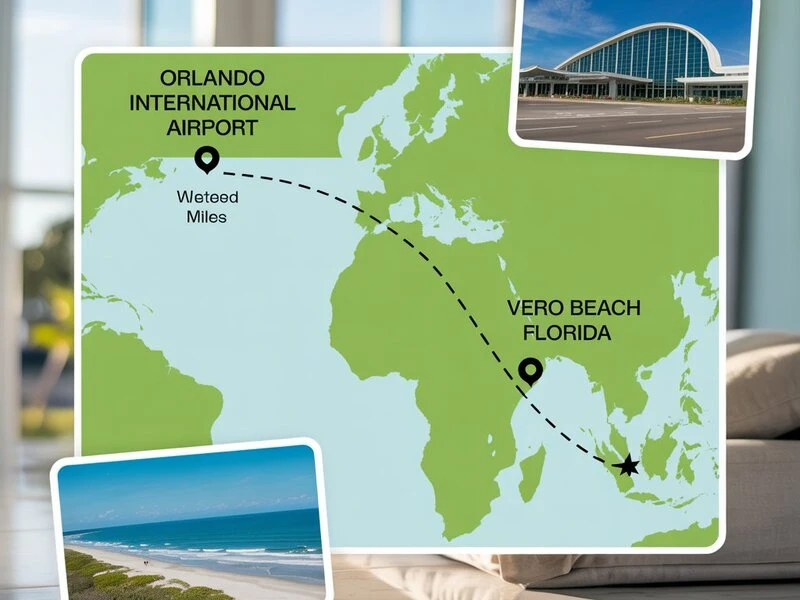 How Far Is Vero Beach From Orlando Airport Drive Time
