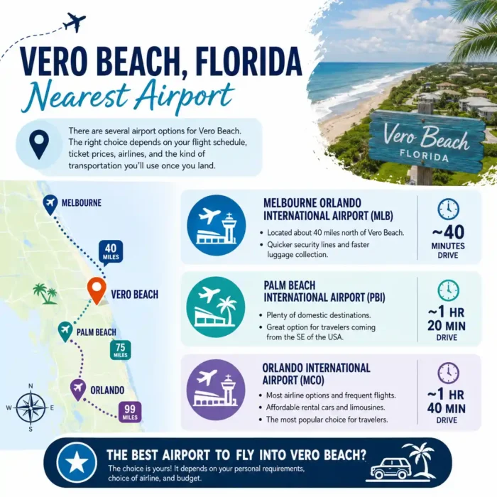 Vero Beach Florida nearest airport  