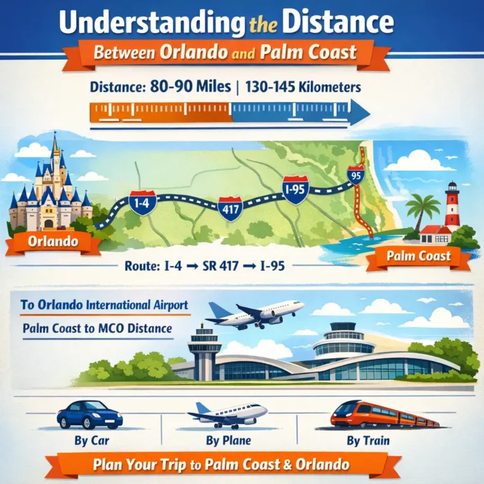 Understanding the Distance Between Orlando and Palm Coast