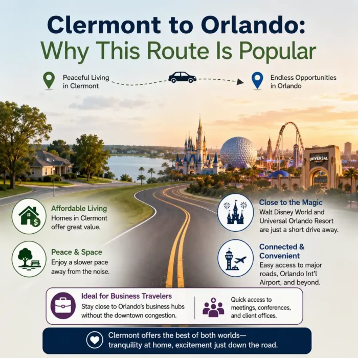 Clermont to Orlando: Why This Route Is Popular