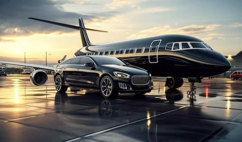 plane & car